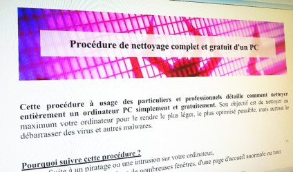 comment nettoyer son pc des infections